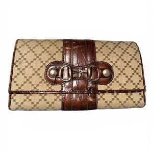 Gucci Horsebit Diamanté Long Wallet